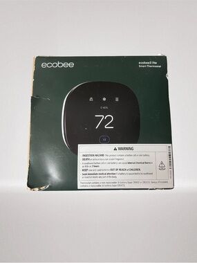 Ecobee3 Lite Smart Thermostat WiFi Programmable Thermostat Complete in Box